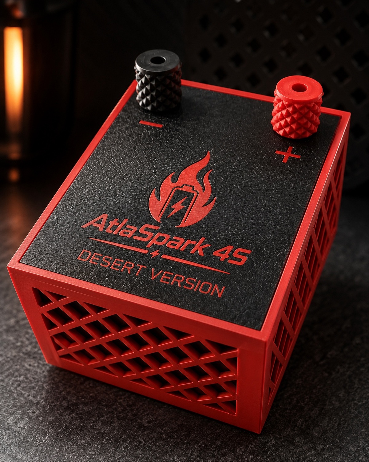 Rendu produit affiné d’AtlaSpark 4S Desert Edition